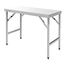 Table de boucher pliante en inox 1,20m